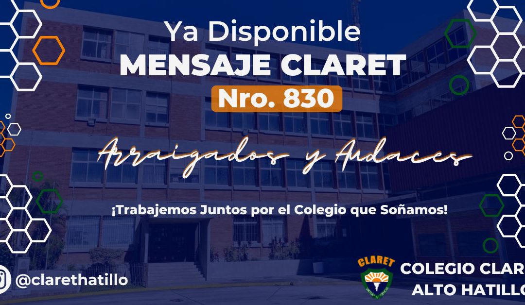 Mensaje Claret Nro. 830